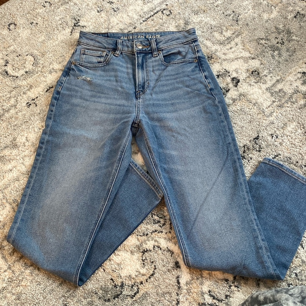 American eagle stretch mom jeans